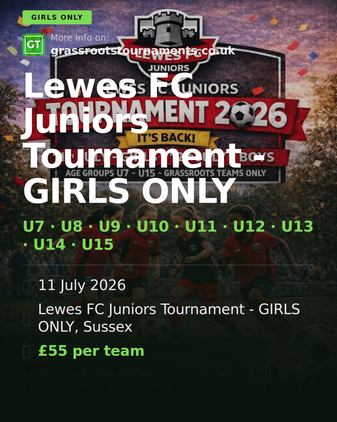 Lewes FC Juniors Tournament - GIRLS ONLY — social preview