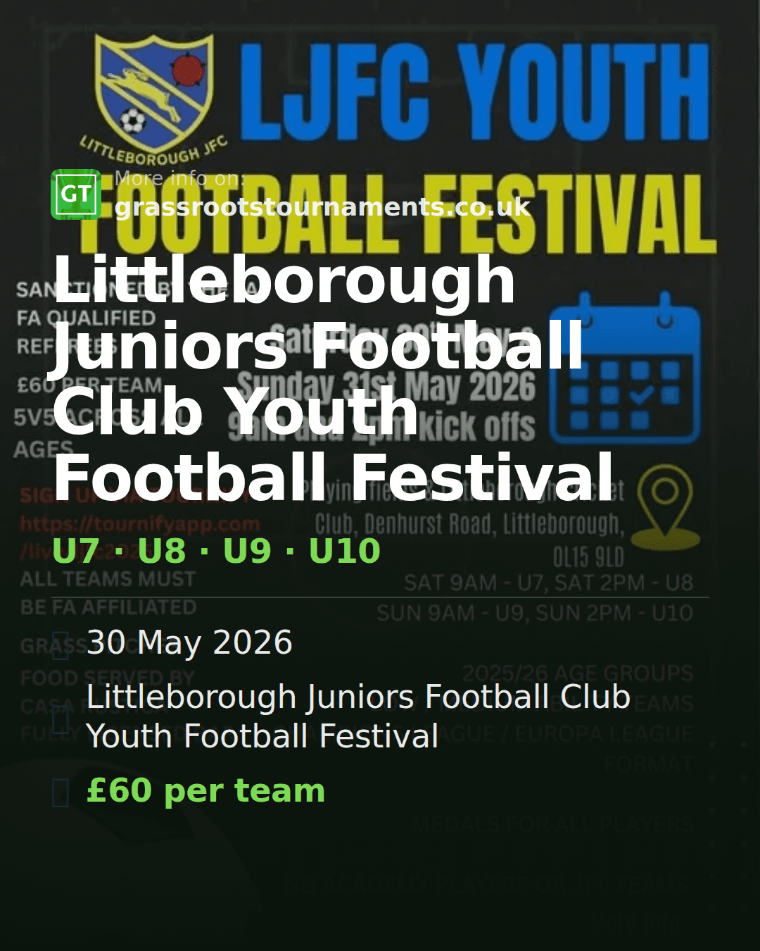 Littleborough Juniors Football Club Youth Football Festival — social preview