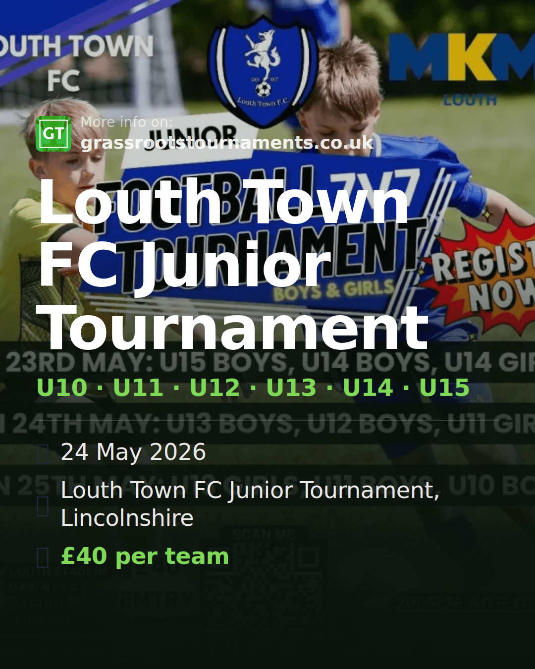 Louth Town FC Junior Tournament — social preview