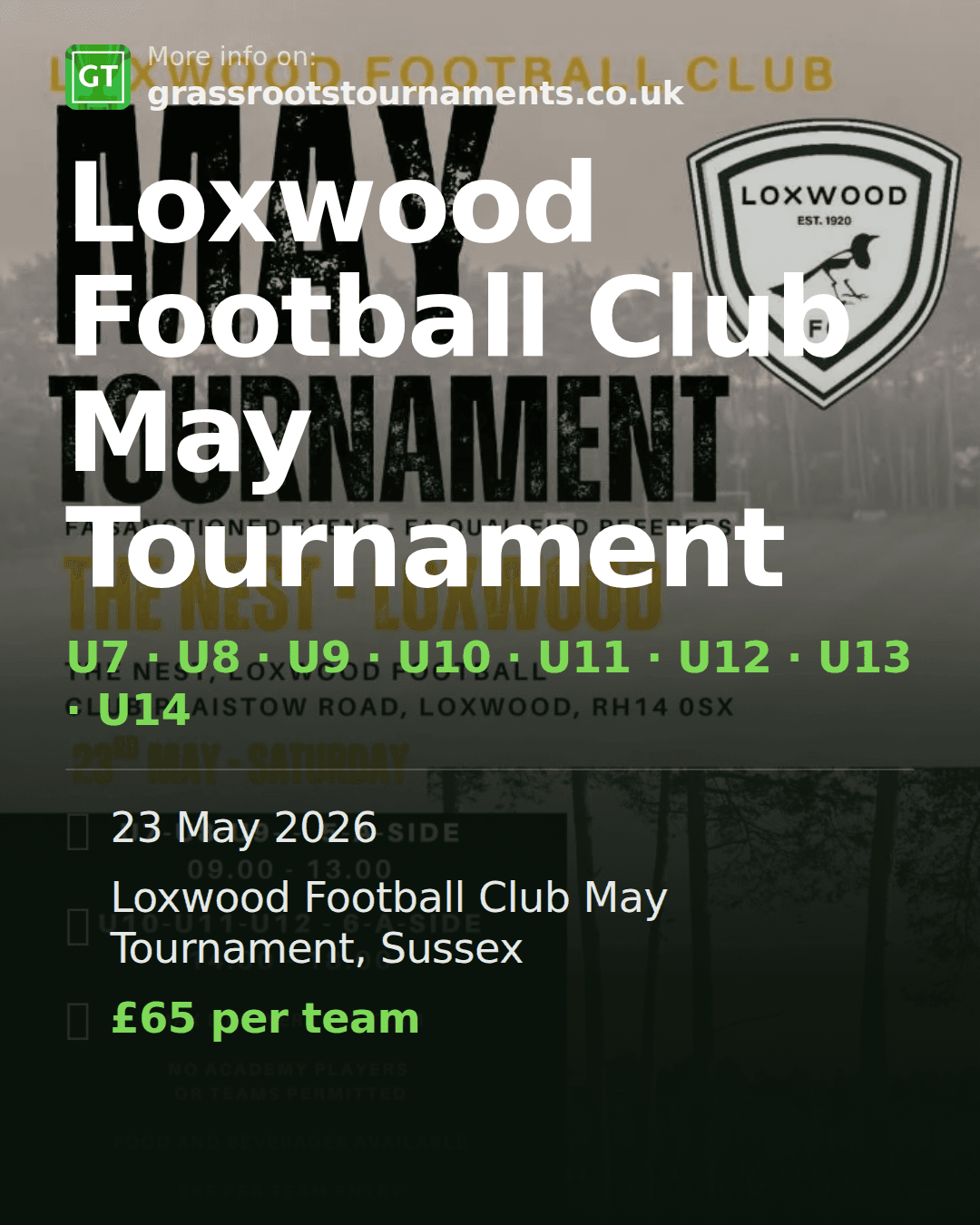 Loxwood Football Club May Tournament — social preview