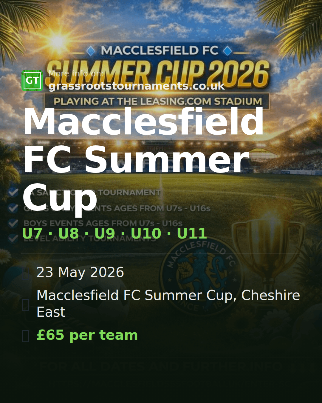 Macclesfield FC Summer Cup — social preview