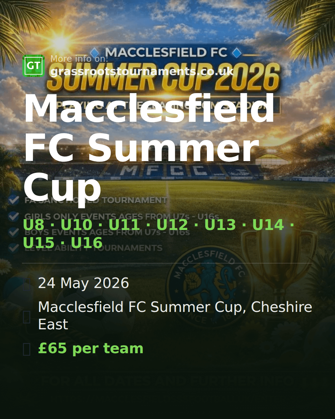 Macclesfield FC Summer Cup — social preview