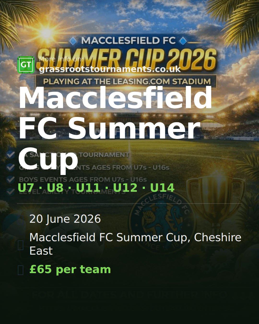 Macclesfield FC Summer Cup — social preview
