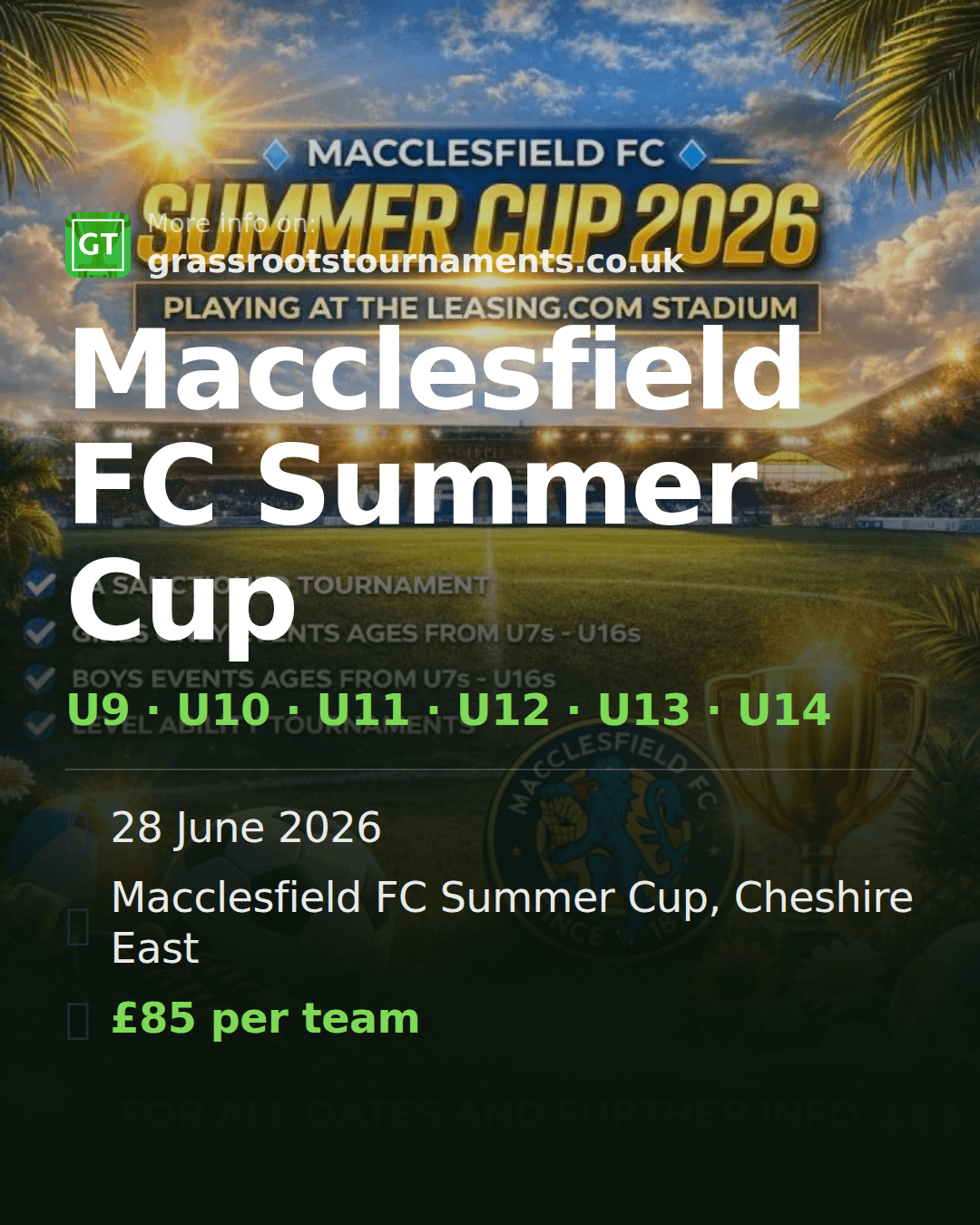 Macclesfield FC Summer Cup — social preview