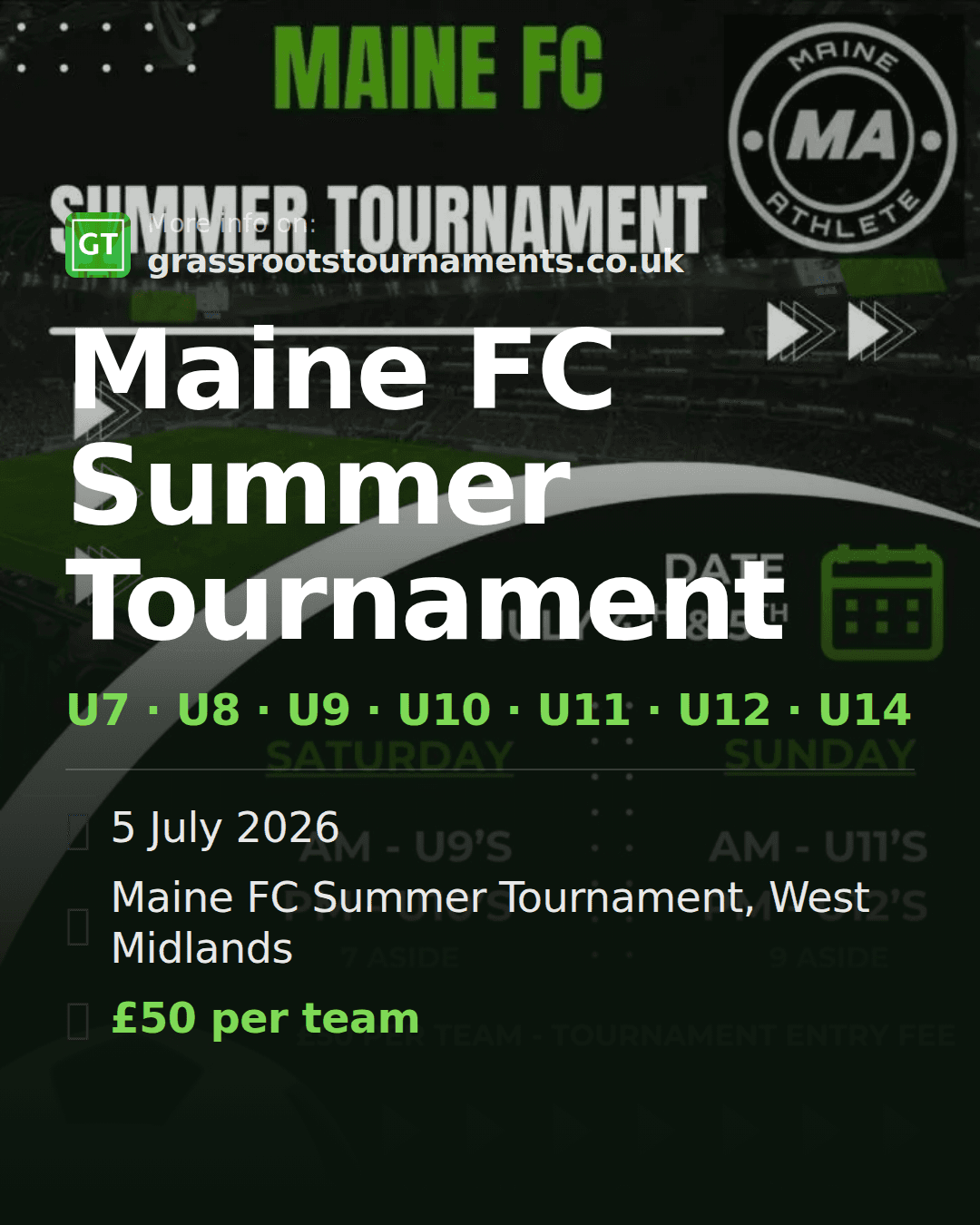 Maine FC Summer Tournament — social preview