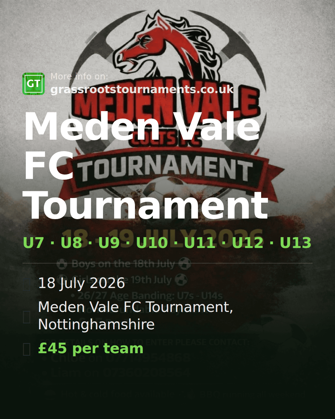 Meden Vale FC Tournament — social preview