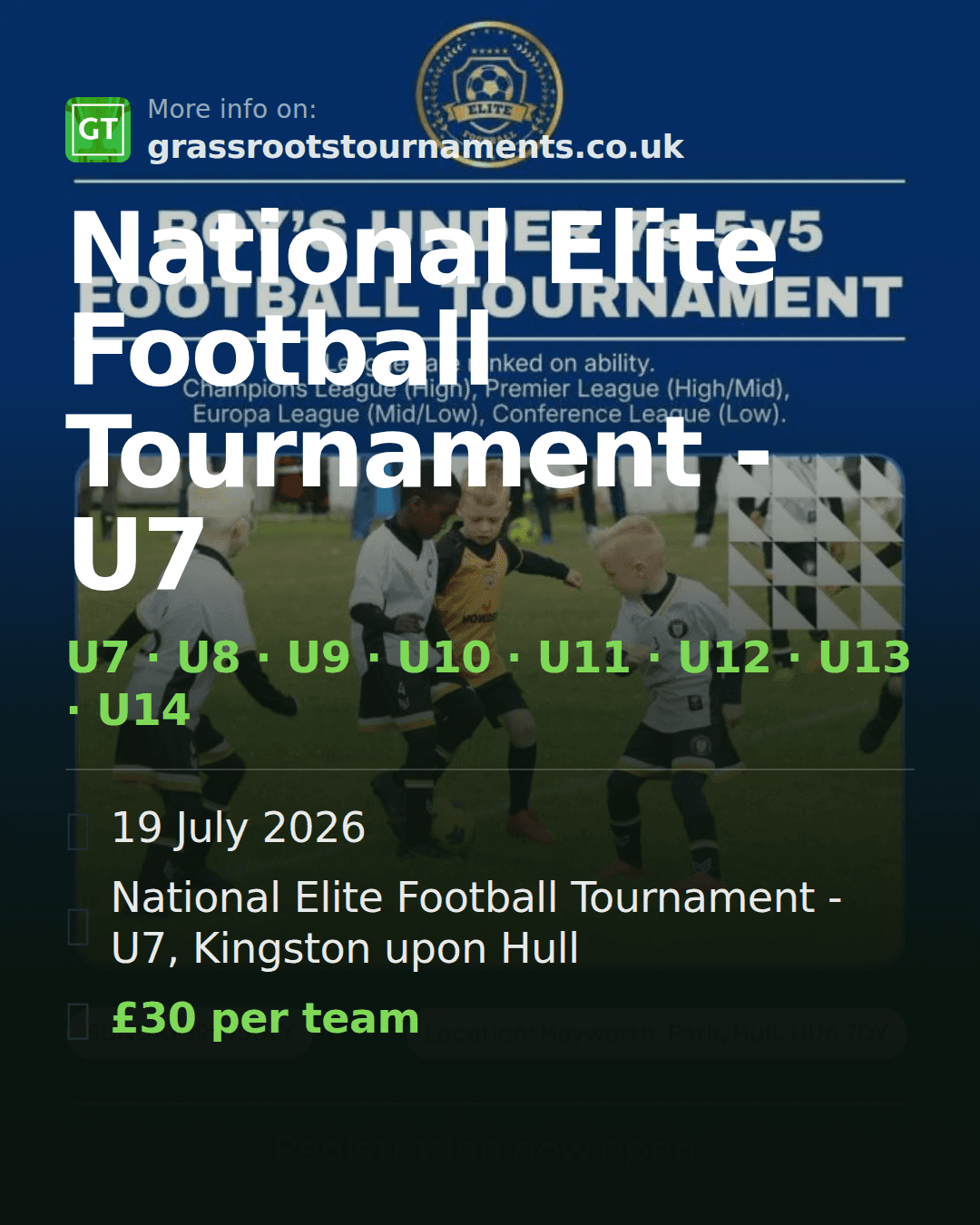 National Elite Football Tournament - U7 — social preview