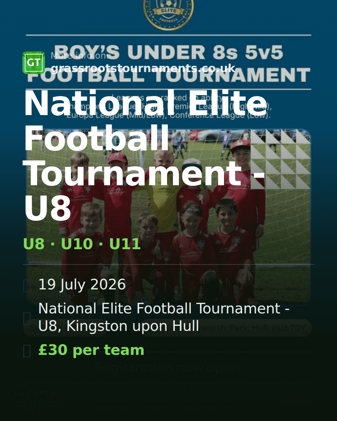 National Elite Football Tournament - U8 — social preview