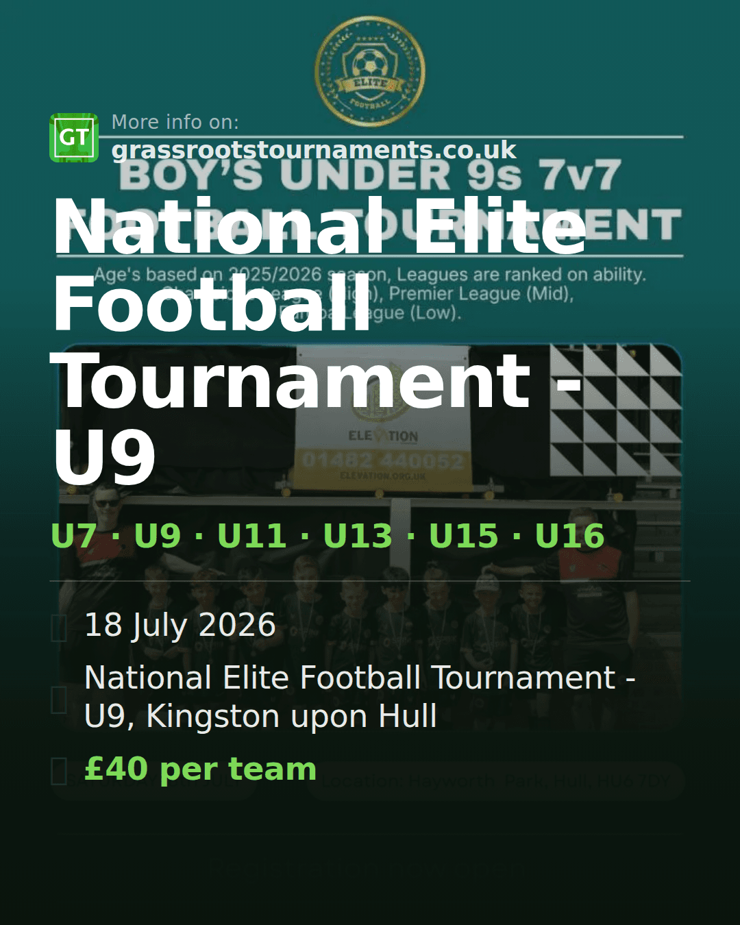 National Elite Football Tournament - U9 — social preview