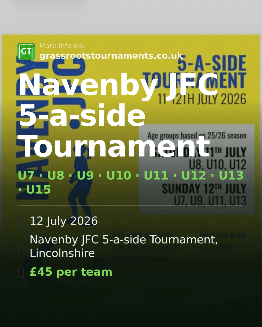 Navenby JFC 5-a-side Tournament — social preview