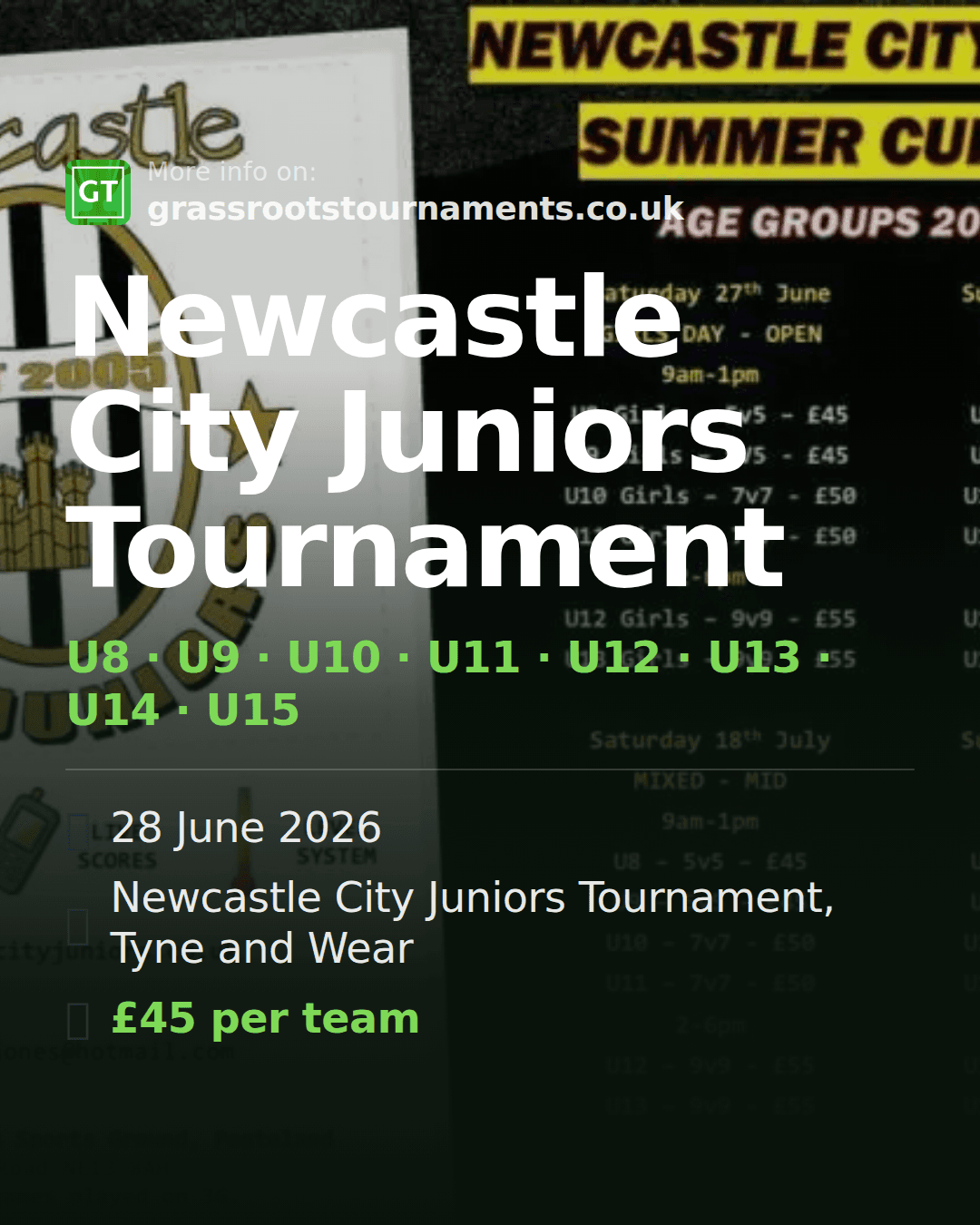 Newcastle City Juniors Tournament — social preview