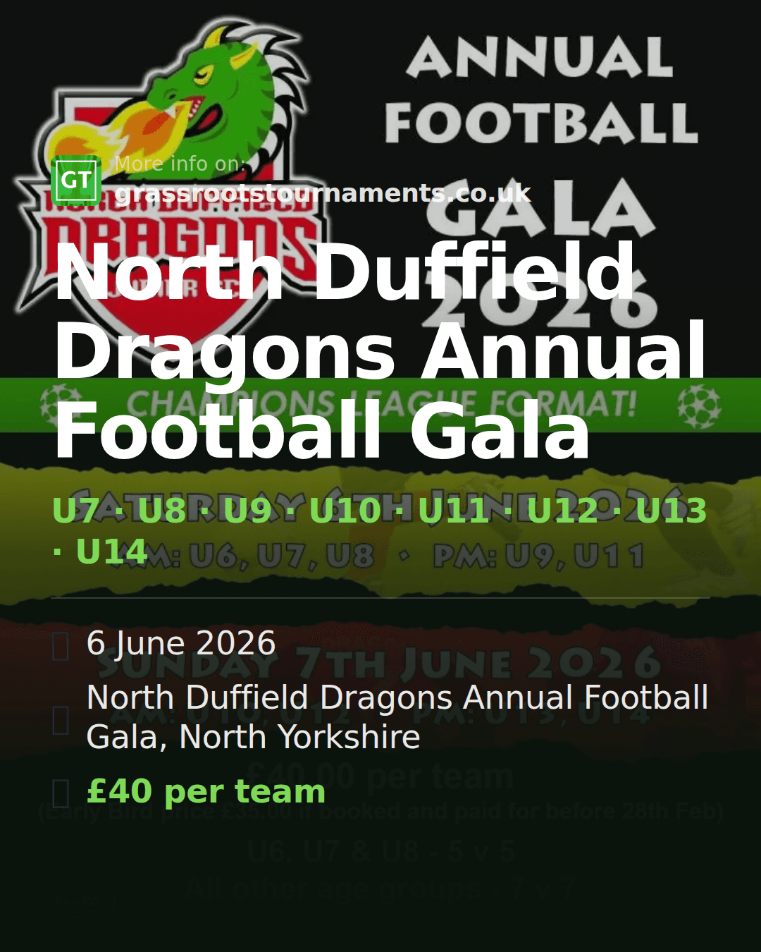 North Duffield Dragons Annual Football Gala — social preview