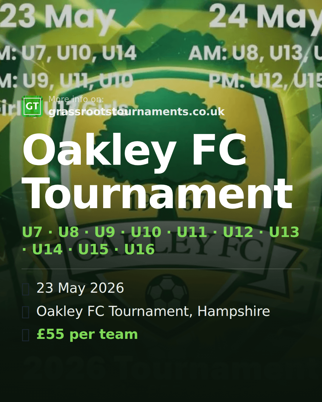 Oakley FC Tournament — social preview