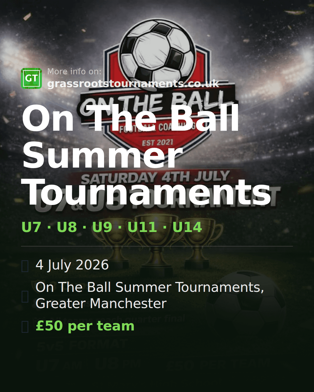 On The Ball Summer Tournaments — social preview