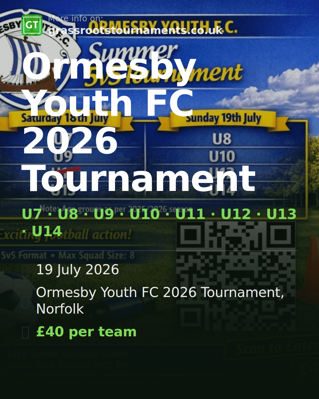 Ormesby Youth FC 2026 Tournament — social preview