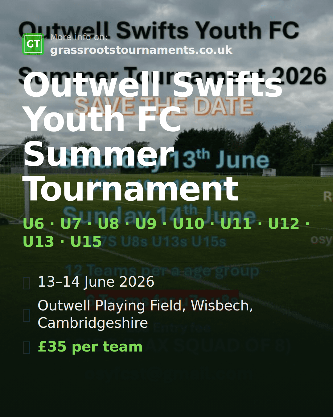 Outwell Swifts Youth FC Summer Tournament — social preview