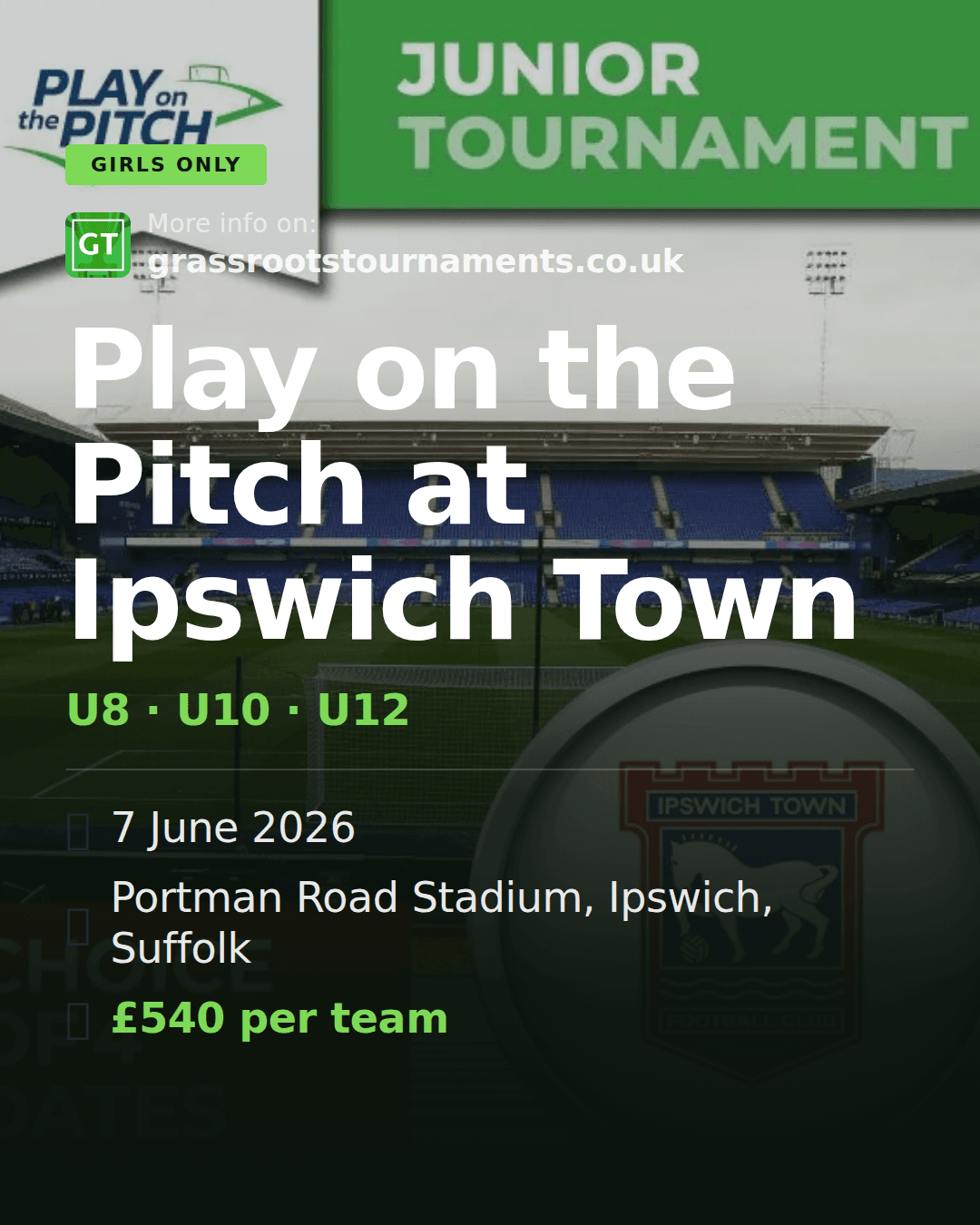 Play on the Pitch at Ipswich Town — social preview