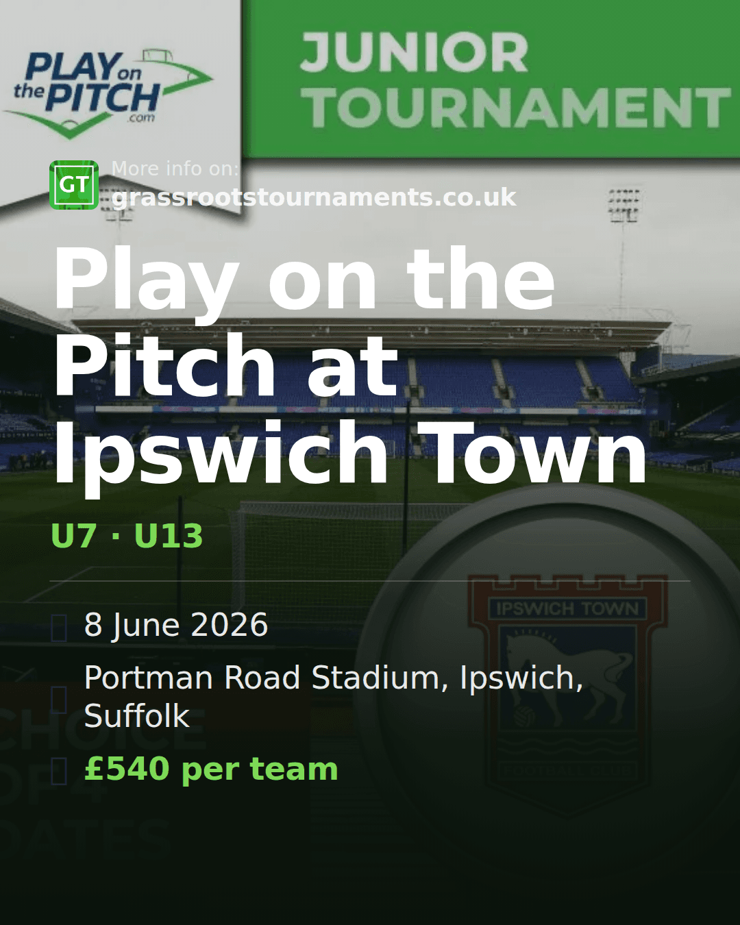 Play on the Pitch at Ipswich Town — social preview