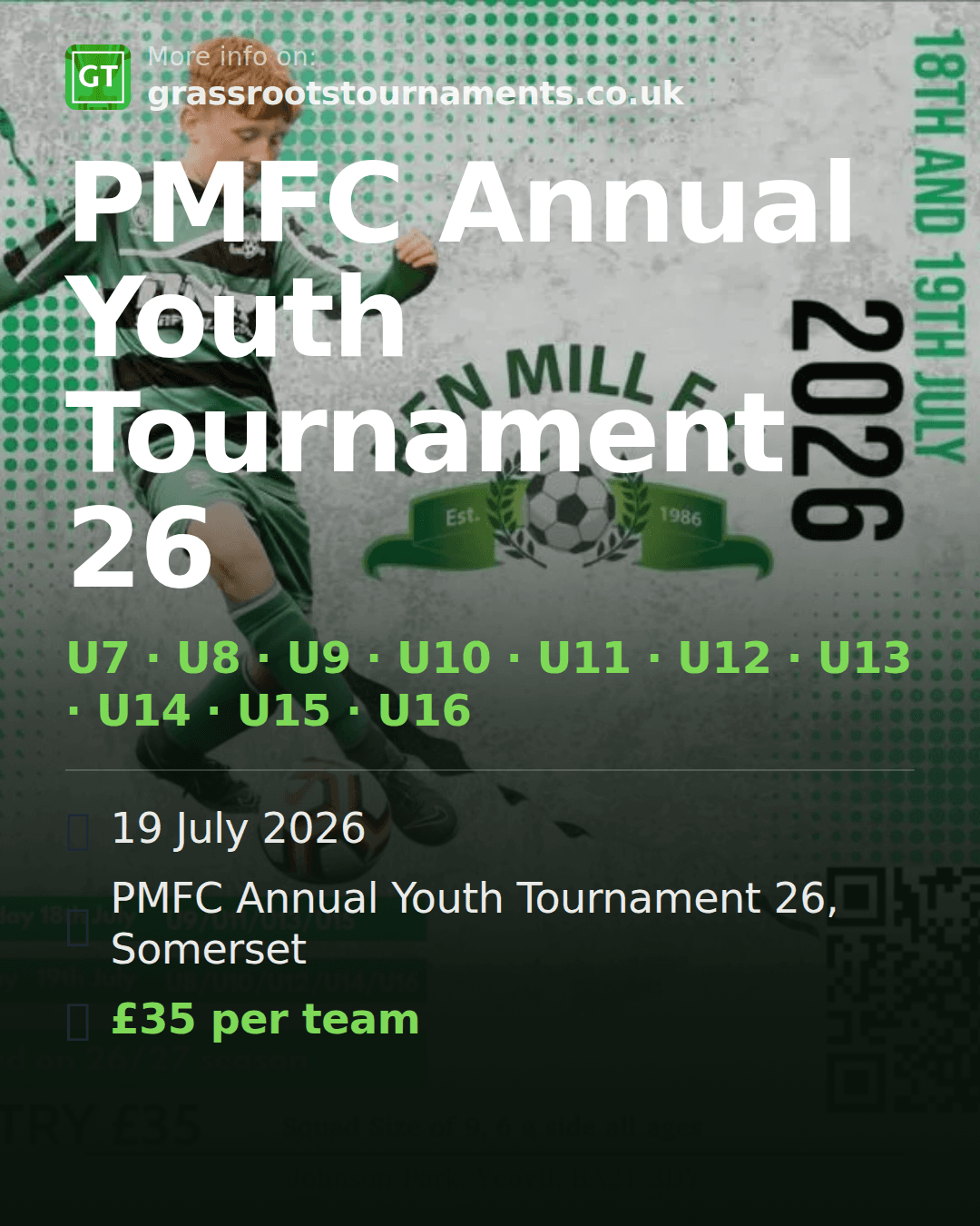 PMFC Annual Youth Tournament 26 — social preview