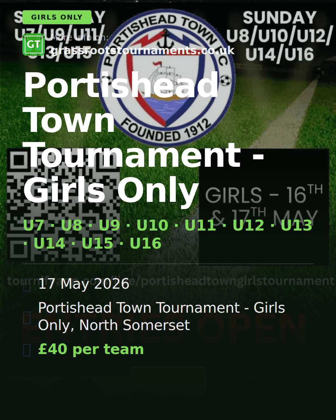 Portishead Town Tournament - Girls Only — social preview