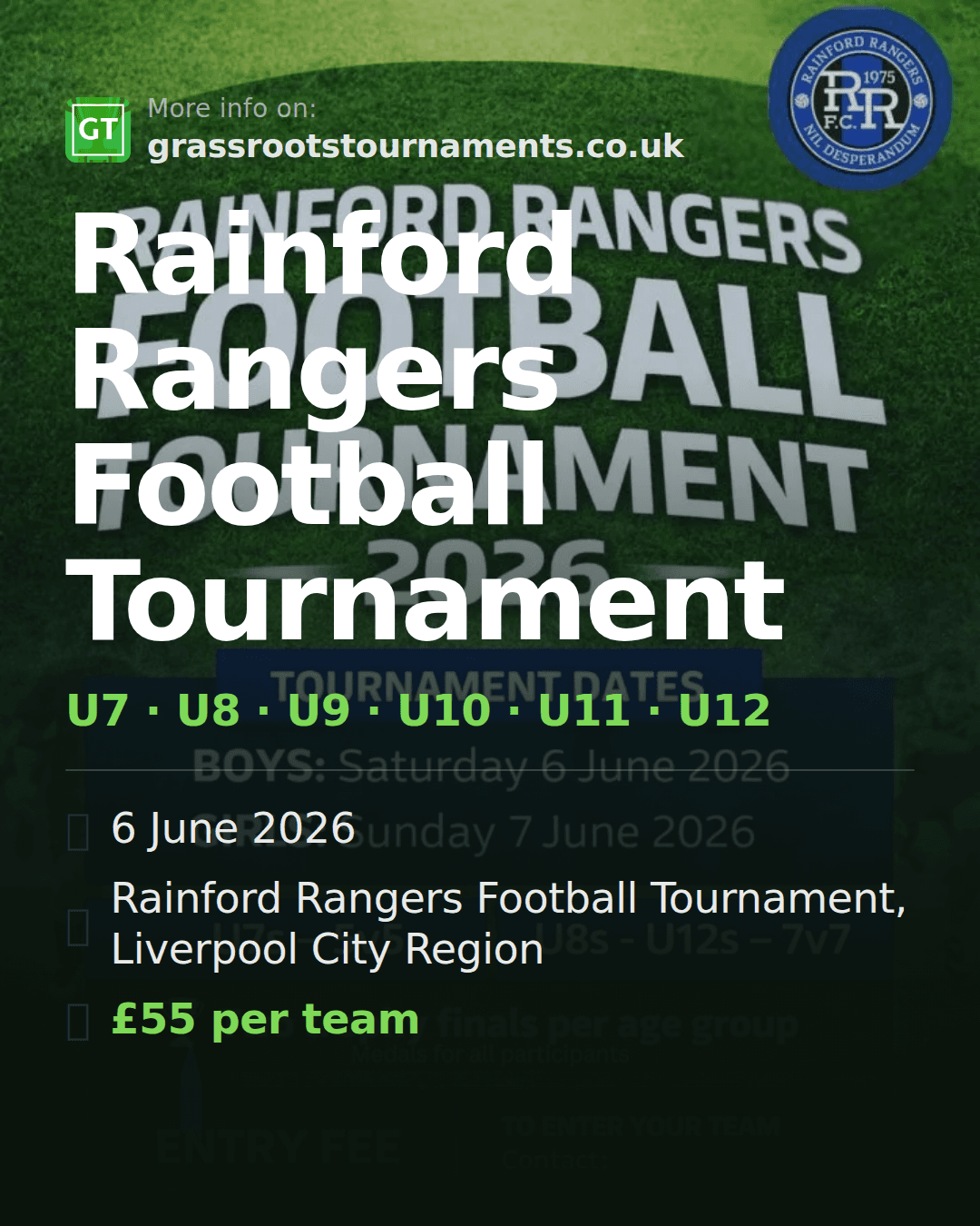 Rainford Rangers Football Tournament — social preview