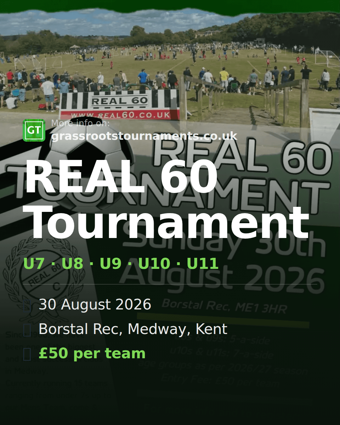 REAL 60 Tournament — social preview