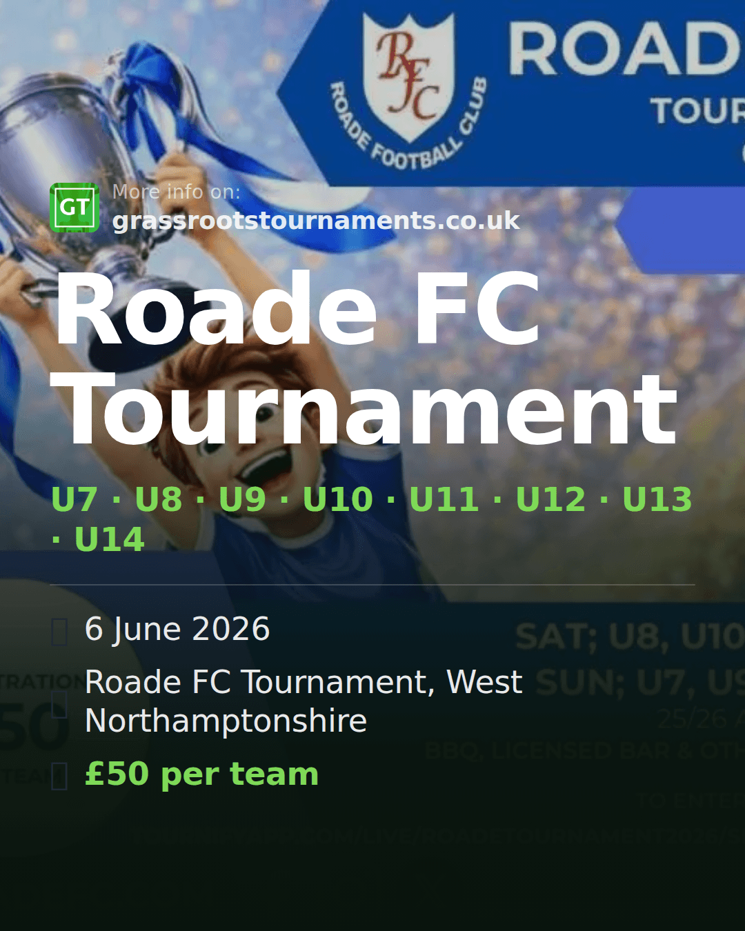 Roade FC Tournament — social preview