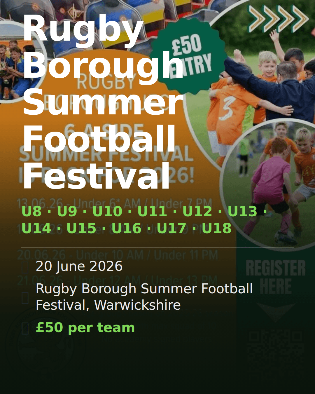 Rugby Borough Summer Football Festival — social preview