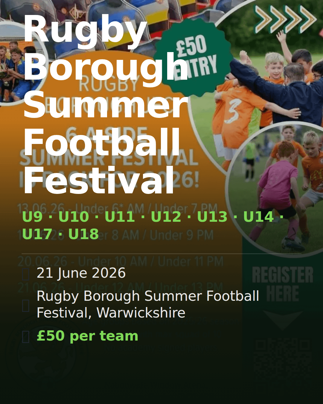 Rugby Borough Summer Football Festival — social preview