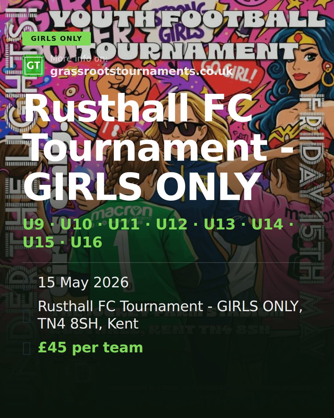 Rusthall FC Tournament - GIRLS ONLY — social preview