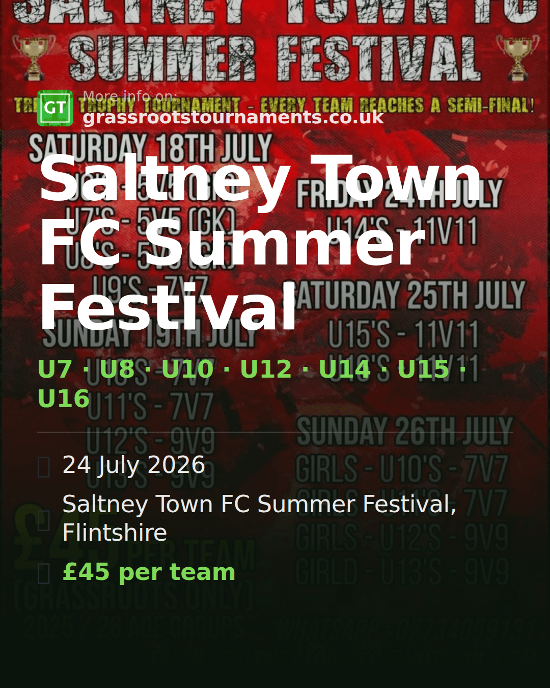 Saltney Town FC Summer Festival — social preview