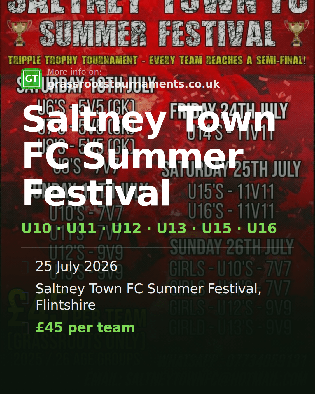 Saltney Town FC Summer Festival — social preview