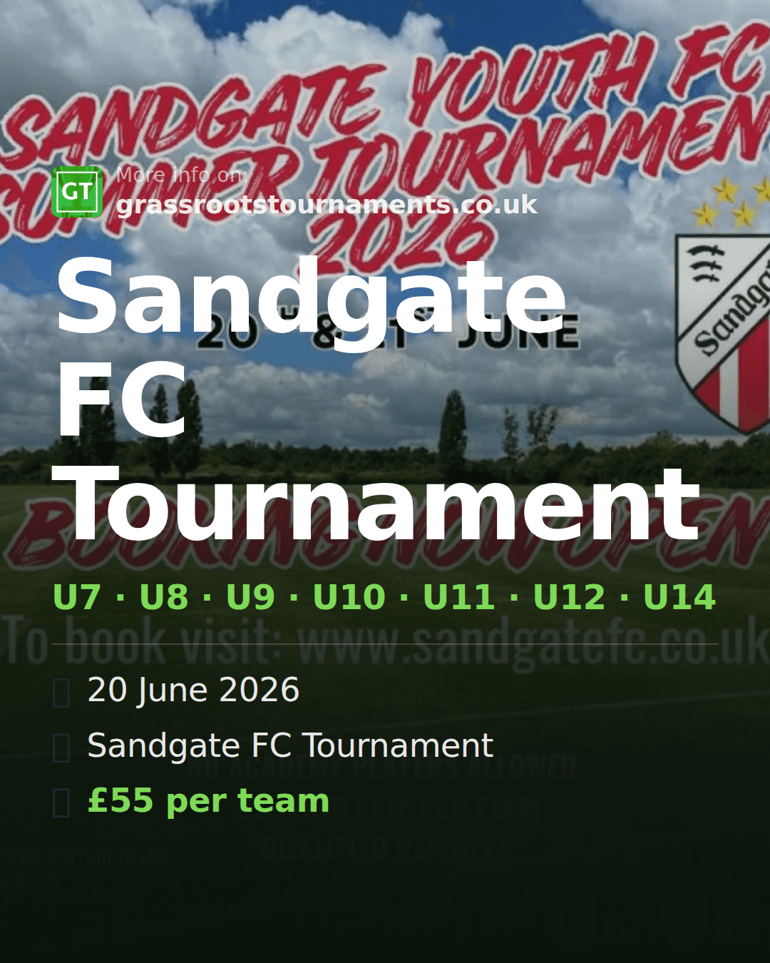 Sandgate FC Tournament — social preview