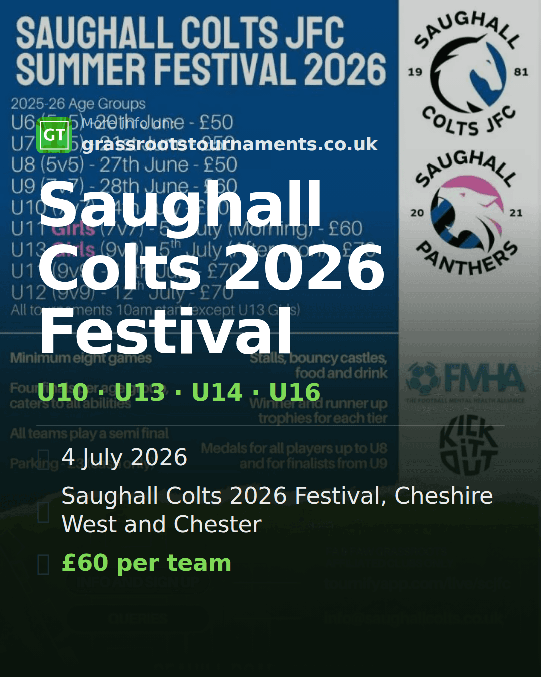 Saughall Colts 2026 Festival — social preview