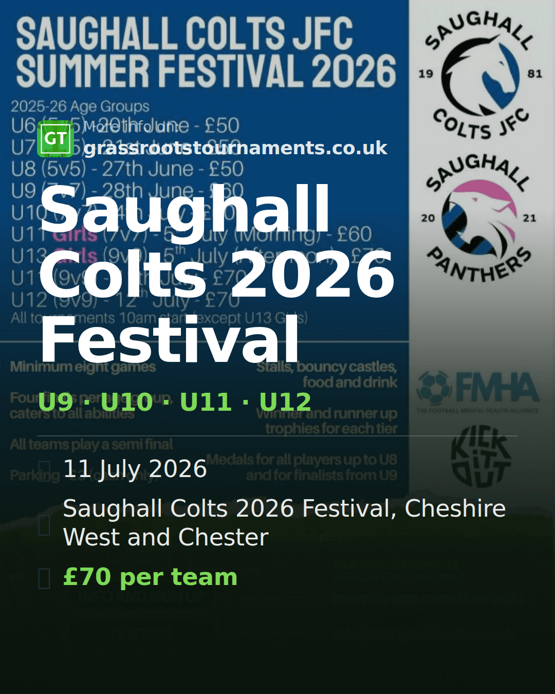 Saughall Colts 2026 Festival — social preview
