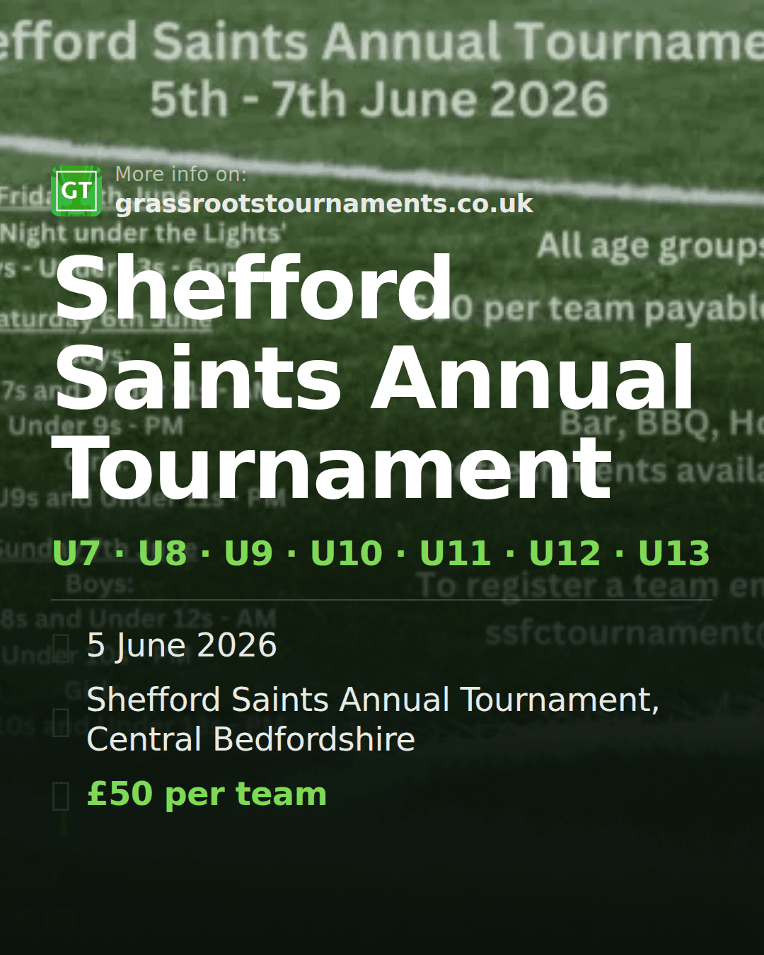 Shefford Saints Annual Tournament — social preview