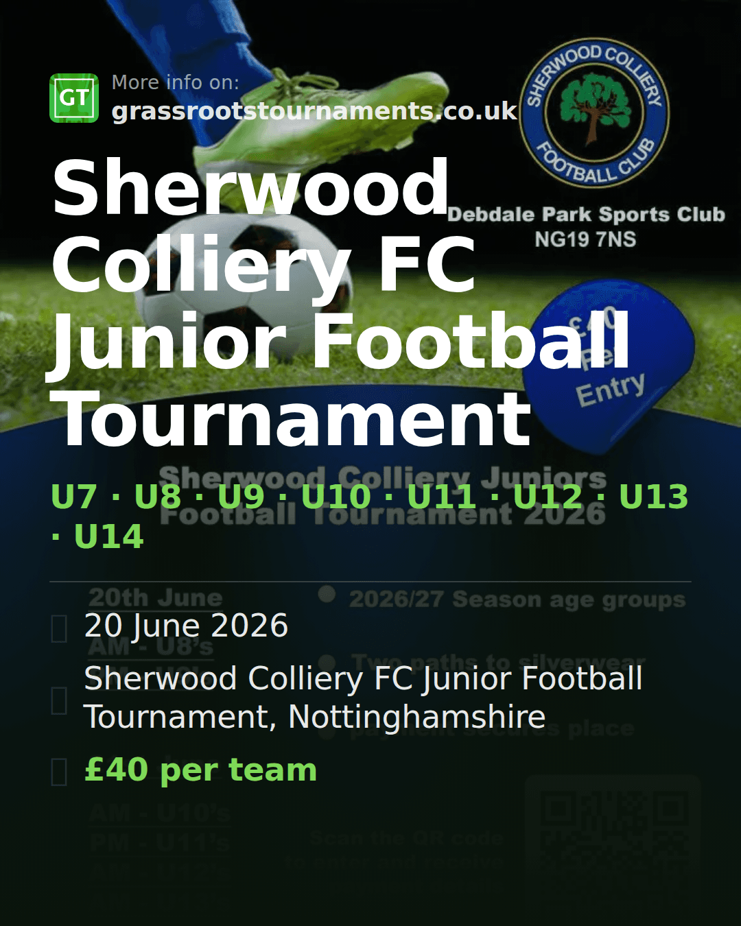 Sherwood Colliery FC Junior Football Tournament — social preview