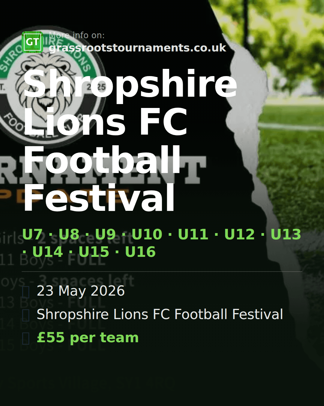 Shropshire Lions FC Football Festival — social preview
