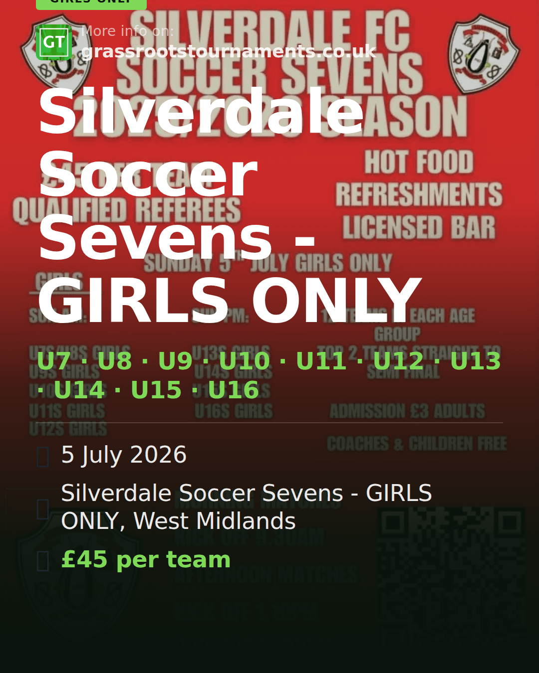 Silverdale Soccer Sevens - GIRLS ONLY — social preview