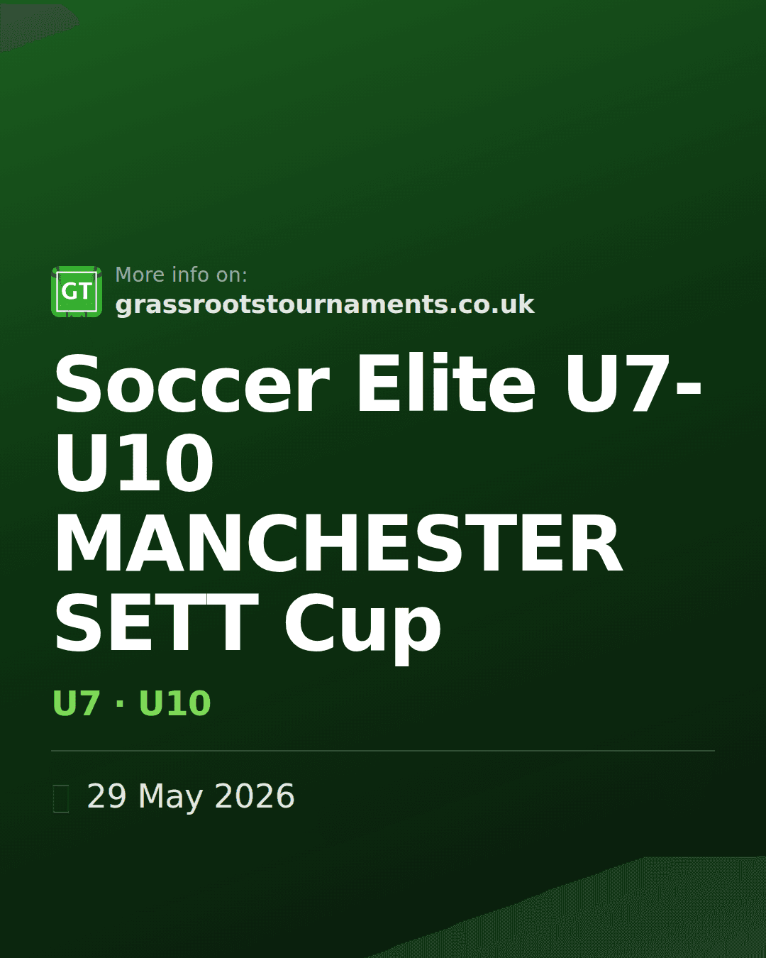Soccer Elite U7-U10 MANCHESTER SETT Cup — social preview