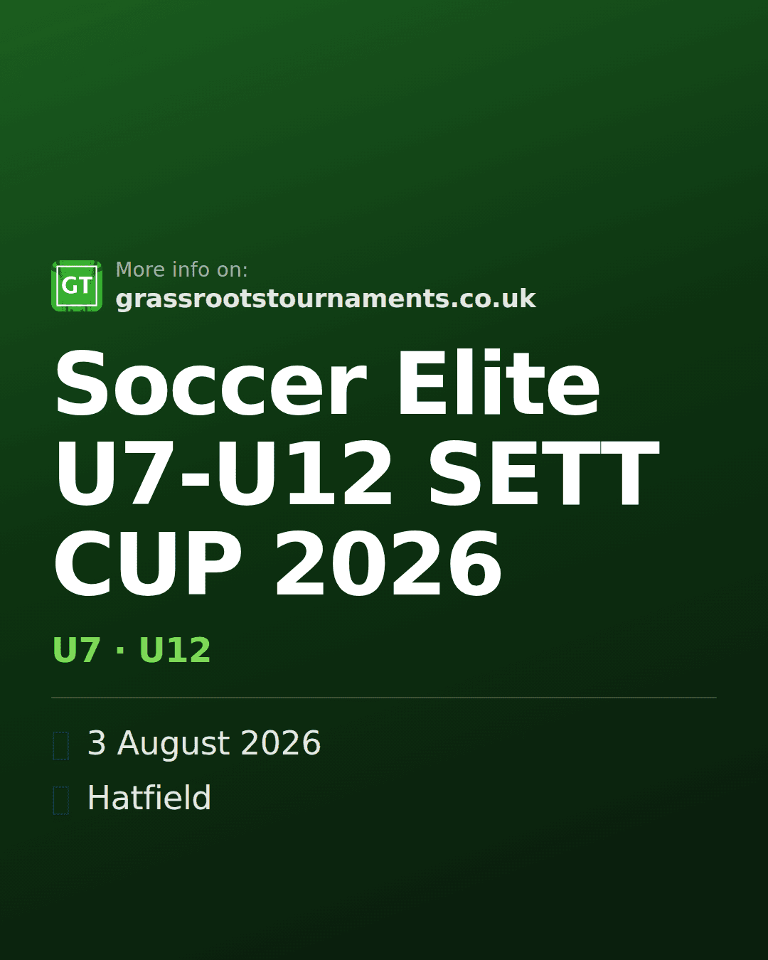 Soccer Elite U7-U12 SETT CUP 2026 — social preview