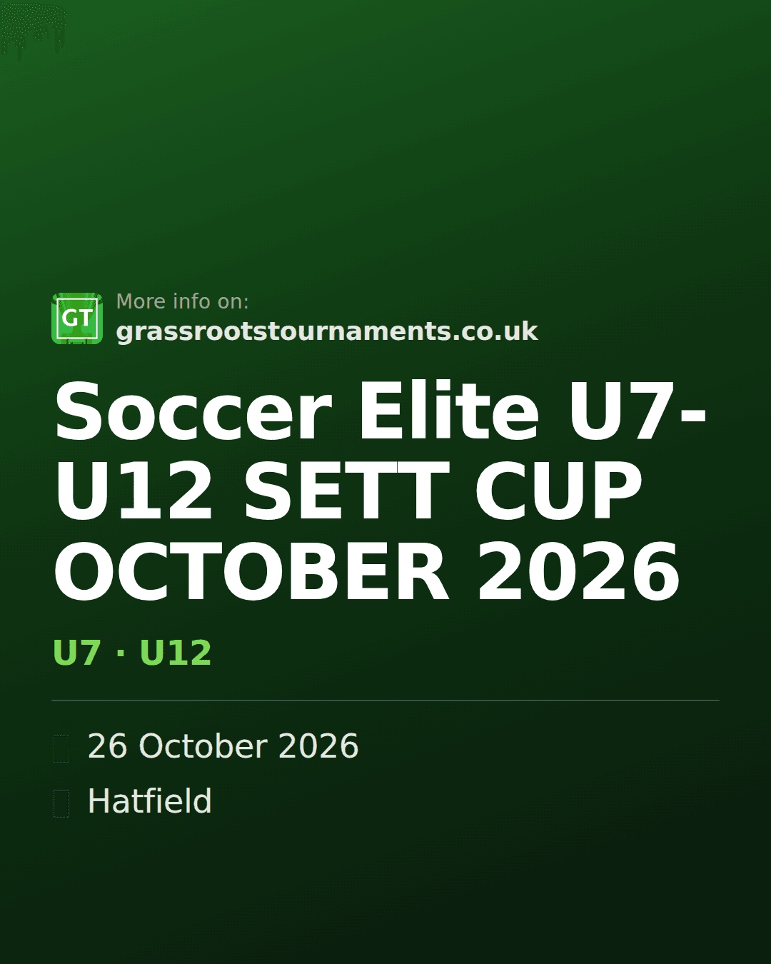 Soccer Elite U7-U12 SETT CUP OCTOBER 2026 — social preview