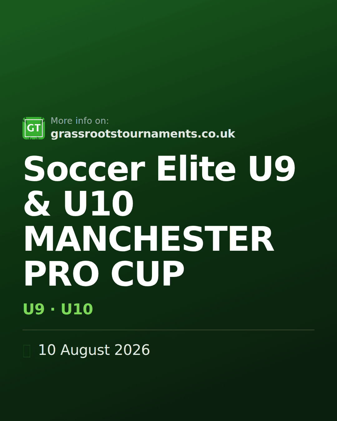 Soccer Elite U9 & U10 MANCHESTER PRO CUP — social preview