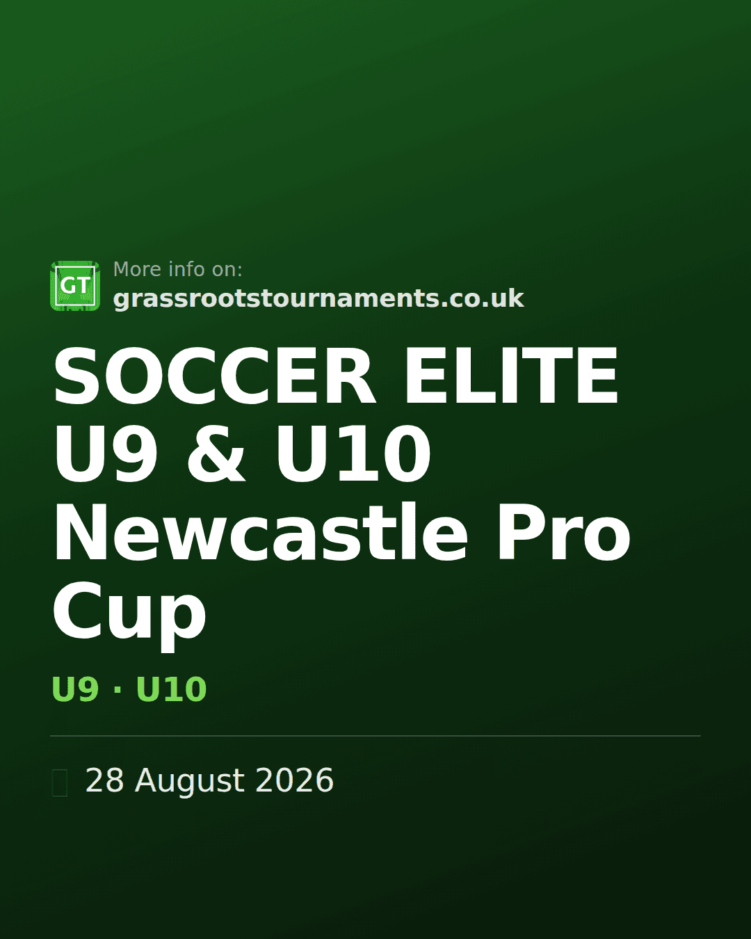 SOCCER ELITE U9 & U10 Newcastle Pro Cup — social preview