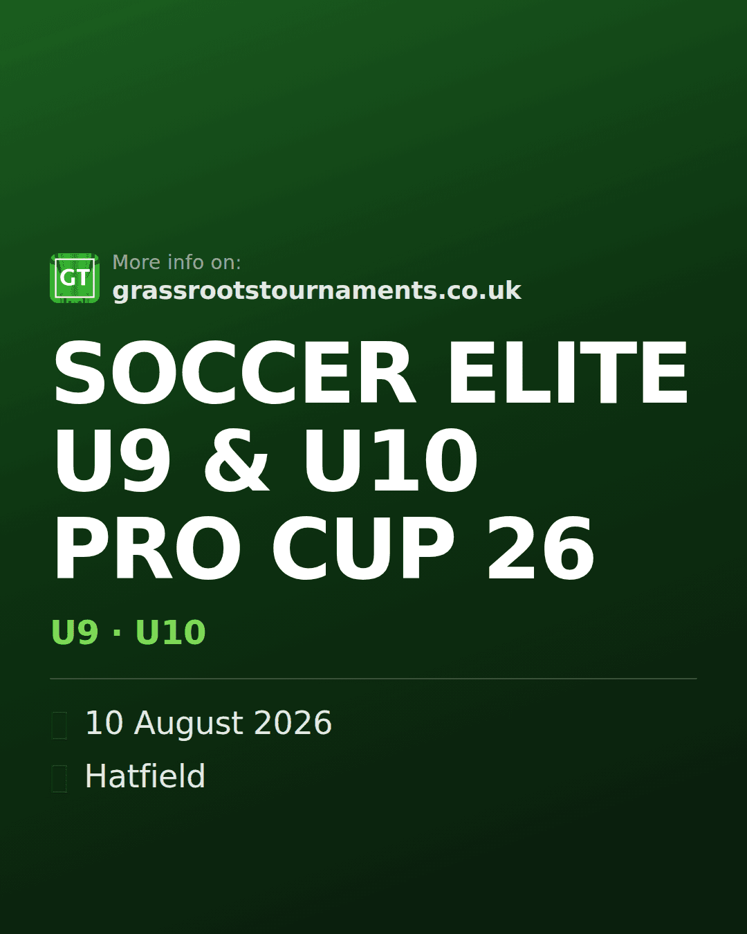 SOCCER ELITE U9 & U10 PRO CUP 26 — social preview