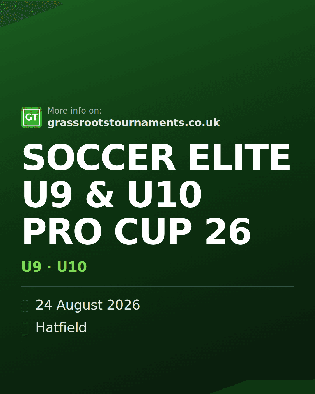 SOCCER ELITE U9 & U10 PRO CUP 26 — social preview
