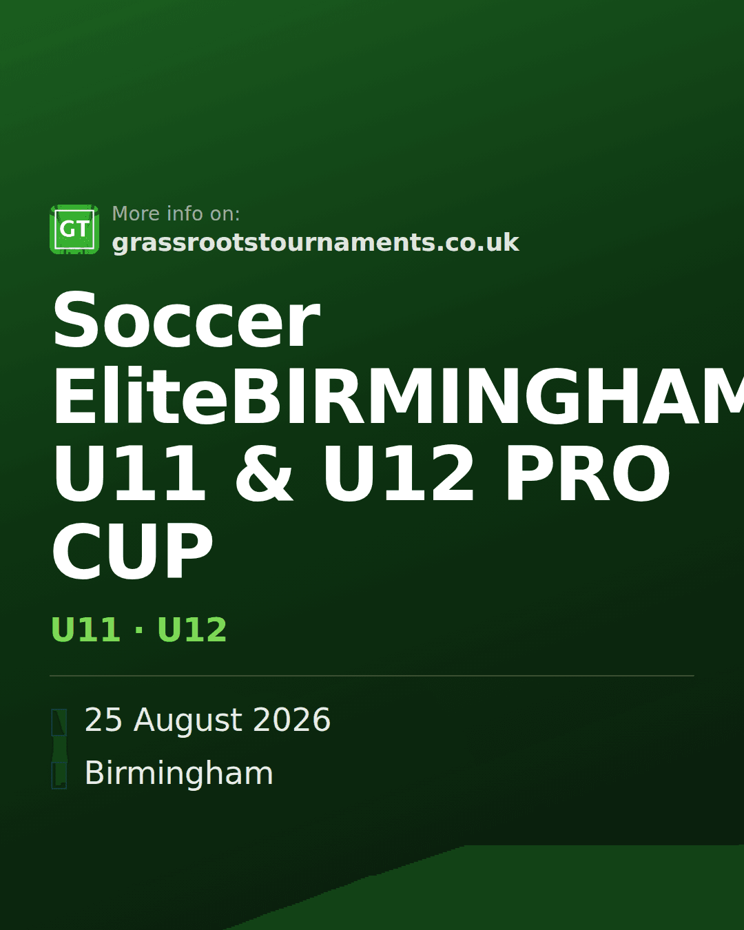 Soccer EliteBIRMINGHAM U11 & U12 PRO CUP — social preview