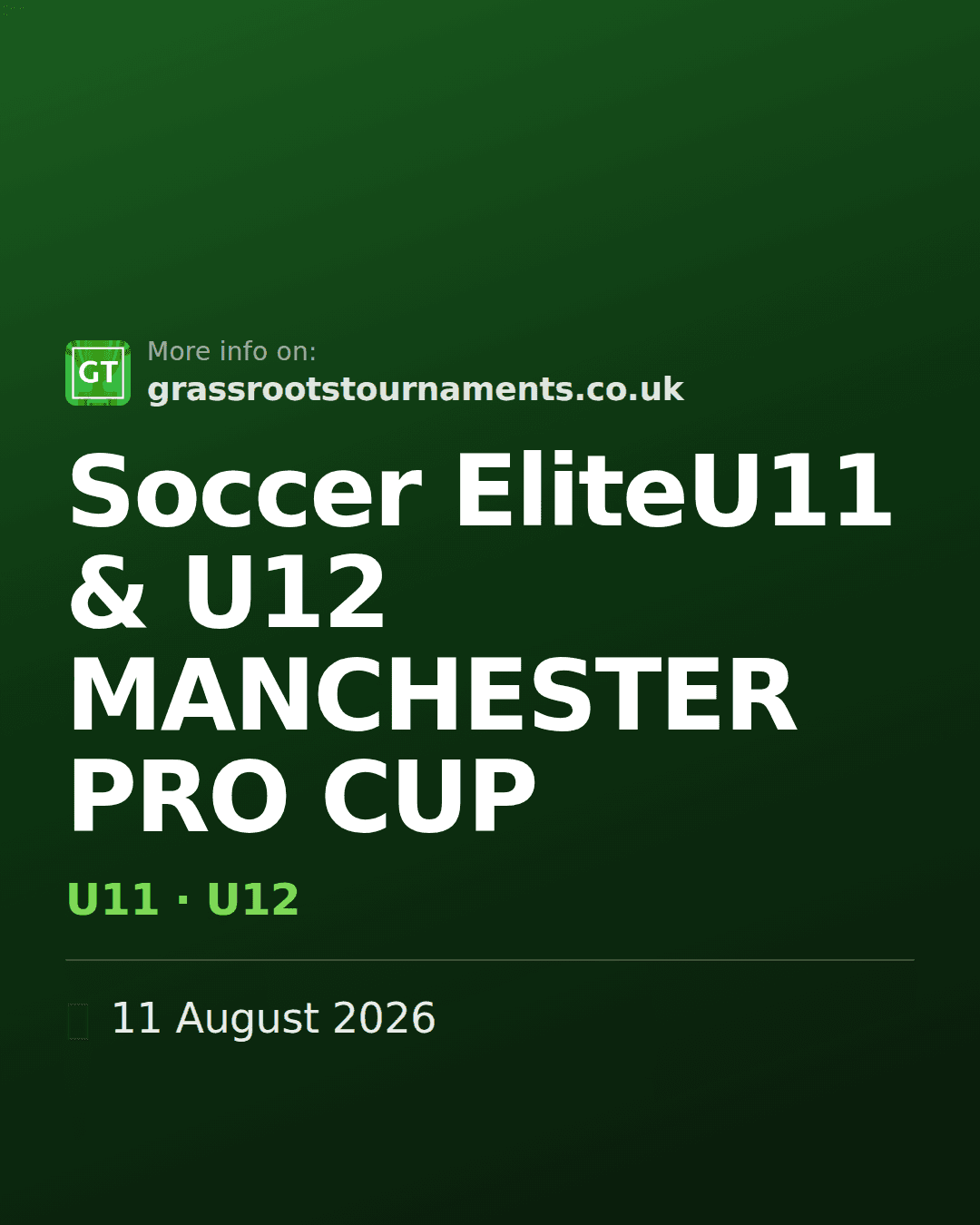 Soccer EliteU11 & U12 MANCHESTER PRO CUP — social preview