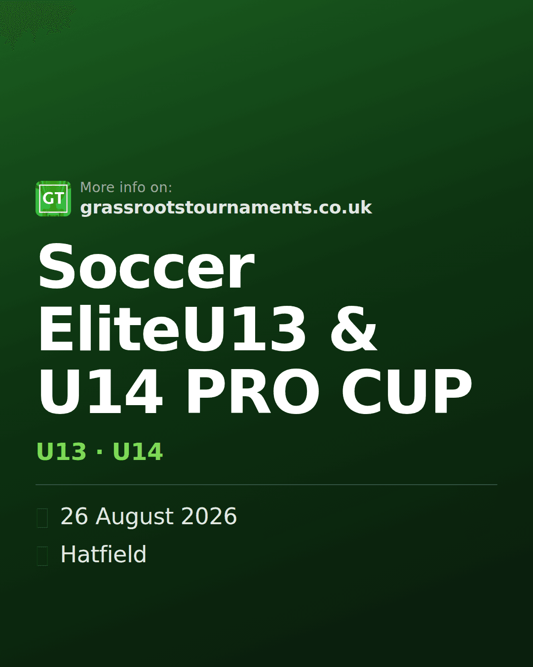 Soccer EliteU13 & U14 PRO CUP — social preview