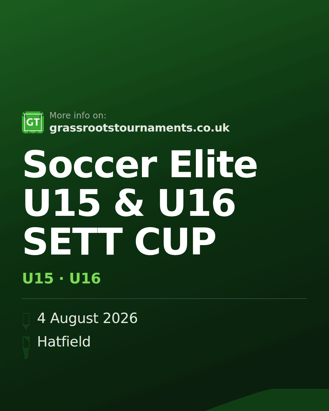 Soccer Elite U15 & U16 SETT CUP — social preview